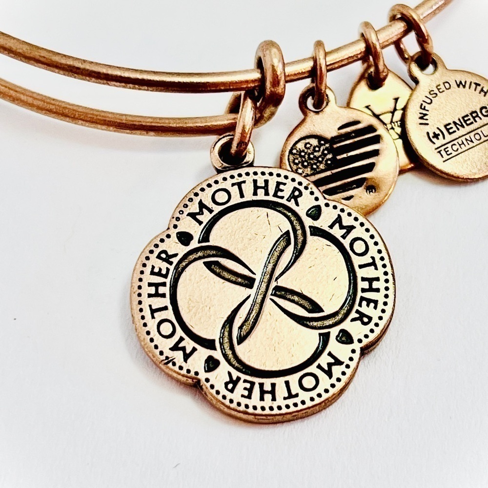 Alex and Ani "Mother, Infinite Love" Expandable Charm Bracelet, Russian Gold